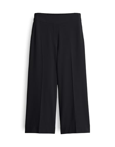 OPUS Damen Culotte | Misha Crepe Wide Culotte aus Viskosekrepp Black, 36 von OPUS