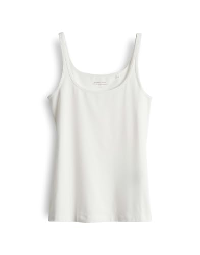 OPUS Damen Top | Trägertop INA Slim aus stretchigem BCI Cotton Mix Milk, 42 von OPUS