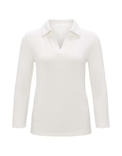 OPUS Damen Dreiviertelarmshirt | Shirt SINNI Batwing Fit aus Strukturiertem Jersey Milk, 36 OPUS Damen Dreiviertelarmshirt | Shirt SINNI Batwing Fit aus Strukturiertem Jersey Milk, 36 von OPUS