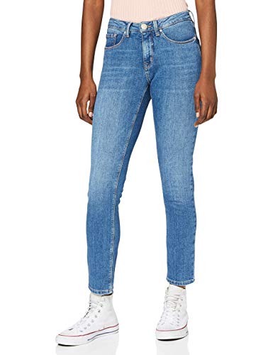 OPUS Damen Elma 7/8 mid Jeans, clean blue, 34 von OPUS