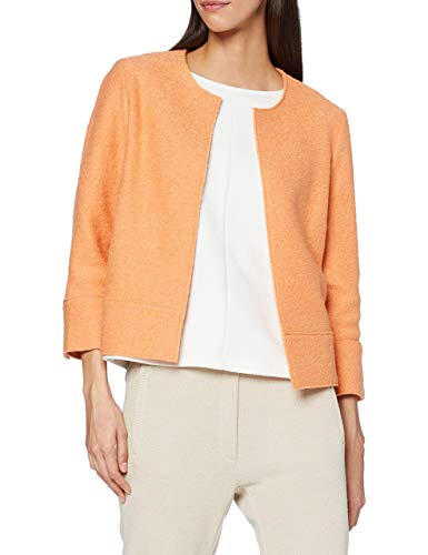 OPUS Damen Harika Lässiger Blazer, orange Peel, 40 von OPUS