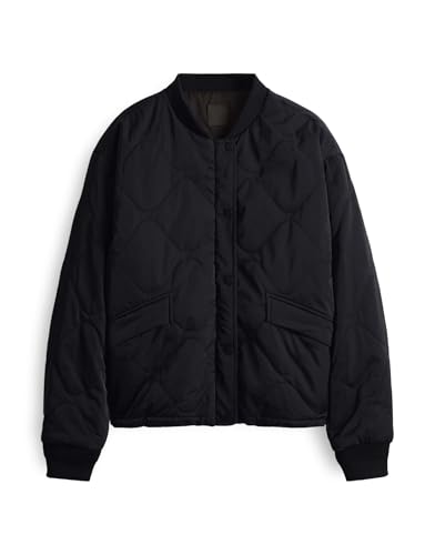 OPUS Damen Jacke | HALLINU Steppjacke mit Wendefunktion Black, 34 von OPUS