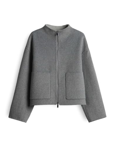 OPUS Damen Jacke | HELISA Easy Grey, L von OPUS