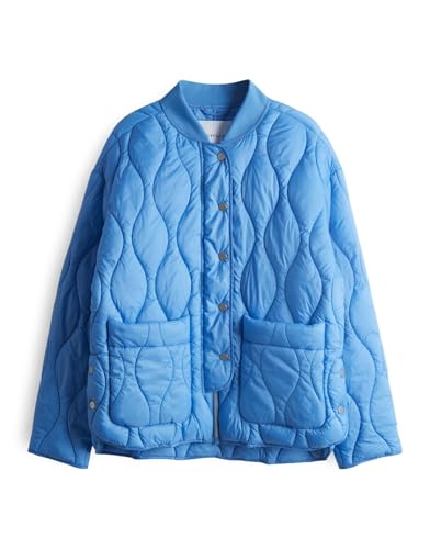 OPUS Damen Jacke | Jacke HALOTTE Regular mit wasserabweisender Textur Blue Salt, 36 von OPUS