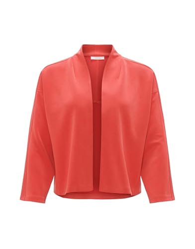 OPUS Damen Jacke | Sweatjacke JEKONA Regular aus weichem Modal Mix Sweet red, 40 von OPUS