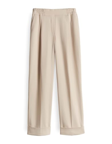 OPUS Damen Jogpants | Jogpants MAIKITO Fresh Relaxed mit Struktur Soft Oat, 40 von OPUS