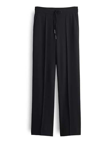 OPUS Damen Jogpants | Jogpants MELANE French Wide mit Komfortbund Black, 44 von OPUS