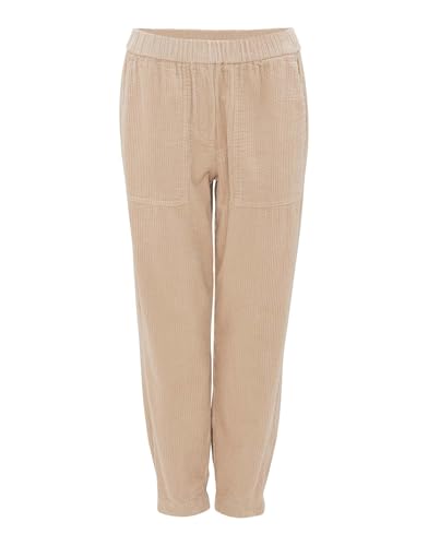 OPUS Damen Jogpants | Jogpants MYHA Corduroy Relaxed aus weichem Cord Macadamia, 42 von OPUS