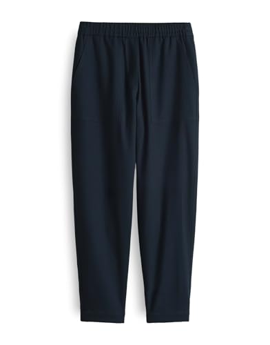 OPUS Damen Jogpants | Jogpants MYHA French Relaxed aus elastischem Viskose Mix Coal Blue, 34 von OPUS