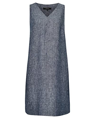 OPUS Damen Kleid Wunja blaumeliert 36 von OPUS