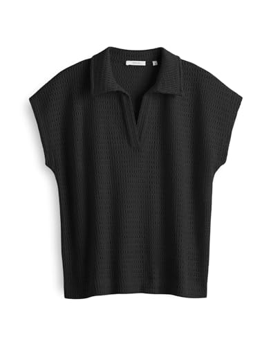 OPUS Damen Kurzarmshirt | Black, 36 von OPUS