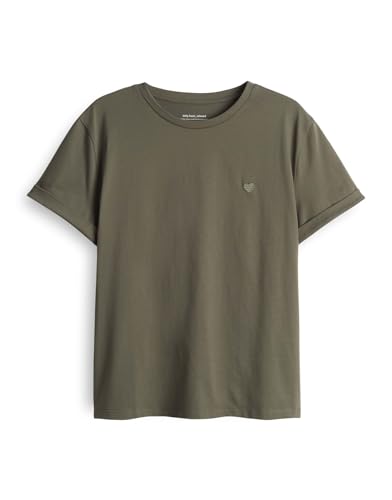 OPUS Damen Kurzarmshirt | SERZ T-Shirt Regular aus Organic Cotton Olive Leaf, 36 OPUS Damen Kurzarmshirt | SERZ T-Shirt Regular aus Organic Cotton Olive Leaf, 36 von OPUS