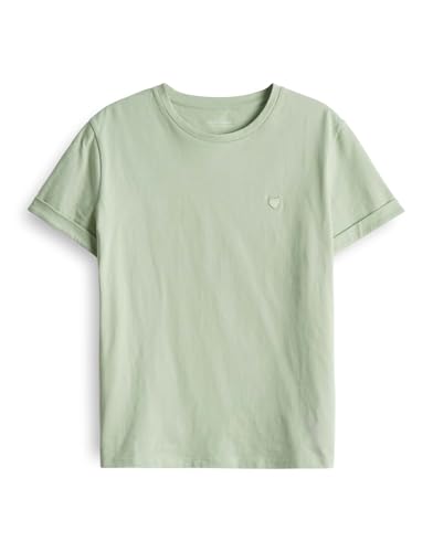 OPUS Damen Kurzarmshirt | T-Shirt SERZ Regular aus Organic Cotton Green Glow, 38 OPUS Damen Kurzarmshirt | T-Shirt SERZ Regular aus Organic Cotton Green Glow, 38 von OPUS