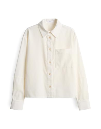OPUS Damen Langarmbluse | FRONE Boxy Cord Overshirt aus BCI Cotton Milk, 40 von OPUS