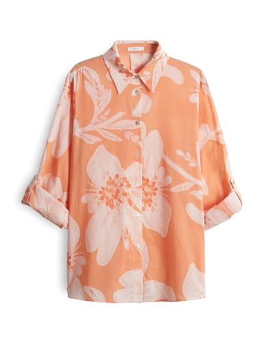 OPUS Damen Langarmbluse | Longbluse FUMINE BOHÈME Regular mit floralem Print Pale orange, 44 OPUS Damen Langarmbluse | Longbluse FUMINE BOHÈME Regular mit floralem Print Pale orange, 44 von OPUS
