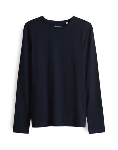 OPUS Damen Langarmshirt | SMILLA Slim Longsleeve aus Jersey Simply Blue, 40 von OPUS