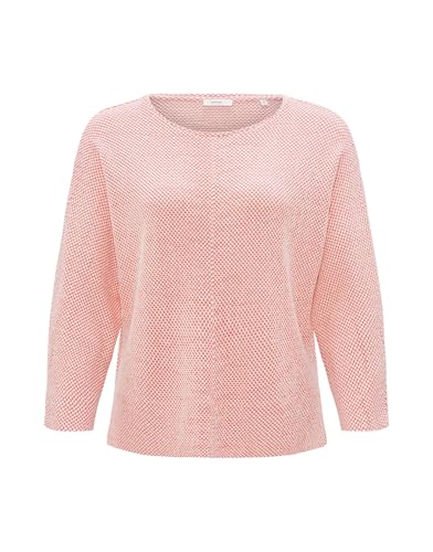 OPUS Damen Langarmshirt | Shirt SERERA Batwing Fit aus Viskose Mix Sweet red, 40 von OPUS