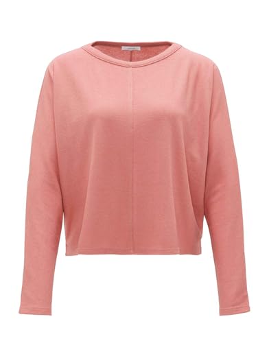 OPUS Damen Langarmshirt | Shirt SIMPLA Batwing Fit aus Viskose Mix Mellow Rose, 44 von OPUS