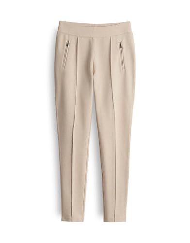 OPUS Damen Leggings | Leggings EKAJA Slim aus Ecovero Viskose Mix Macadamia, 44 von OPUS