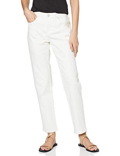 OPUS Damen Lucy SP Lässige Hose, Offwhite Denim, 36 von OPUS