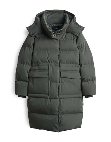 OPUS Damen Mantel | HALLUSI Regular Steppmantel mit recycelter Füllung Dark sage, 44 von OPUS