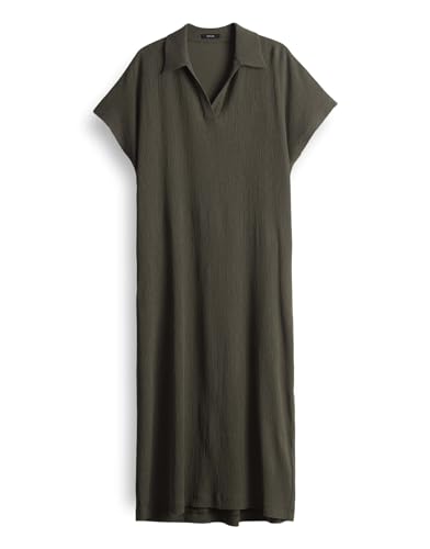 OPUS Damen Midikleid | Midikleid WANNI aus Viskosemix mit zarter Struktur Olive Leaf, 38 OPUS Damen Midikleid | Midikleid WANNI aus Viskosemix mit zarter Struktur Olive Leaf, 38 von OPUS