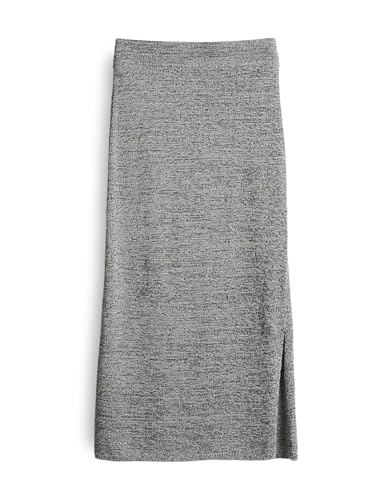 OPUS Damen Midirock | RENISA Slit Bleistiftrock aus Mouliné Strick Black, 38 OPUS Damen Midirock | RENISA Slit Bleistiftrock aus Mouliné Strick Black, 38 von OPUS