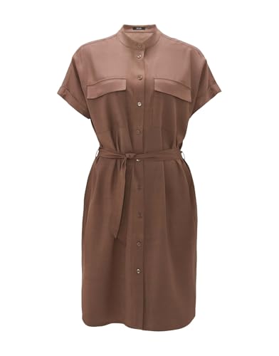 OPUS Damen Minikleid | Blusenkleid WOLDA Cocoa, 42 von OPUS