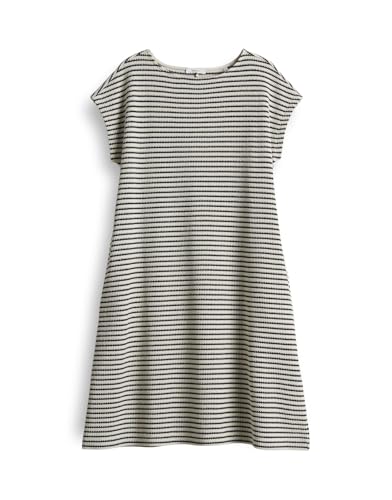 OPUS Damen Minikleid | Strickkleid WARUA Regular in Streifenoptik Black, 36 von OPUS