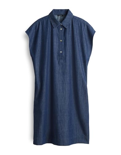 OPUS Damen Minikleid | WELLJA Loose Hemdblusenkleid aus Denim mid Oxford Blue, 44 OPUS Damen Minikleid | WELLJA Loose Hemdblusenkleid aus Denim mid Oxford Blue, 44 von OPUS