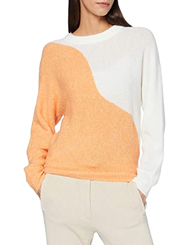 OPUS Damen Polor Pullover, orange Peel, 38-42 von OPUS