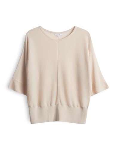 OPUS Damen Pullover | Feinstrickpullover PERONIKA Regular mit Fledermausärmeln Natural Glaze, 40 von OPUS