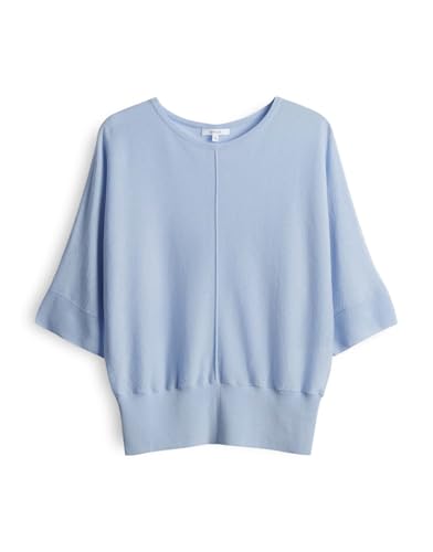 OPUS Damen Pullover | Feinstrickpullover PERONIKA Regular mit Fledermausärmeln Oxford Blue, 42 von OPUS
