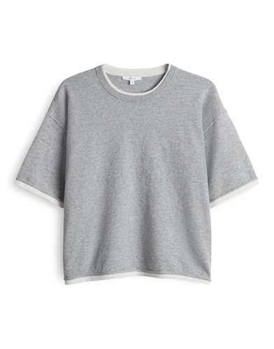 OPUS Damen Pullover | PINNI Regular Feinstrickpullover im Layering Look Hazy Fog Melange, 44 OPUS Damen Pullover | PINNI Regular Feinstrickpullover im Layering Look Hazy Fog Melange, 44 von OPUS