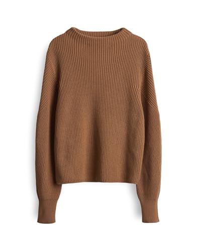 OPUS Damen Pullover | PONTELLE Regular Strickpullover aus nachhaltigem BCI Cotton golden Oak, 38 von OPUS