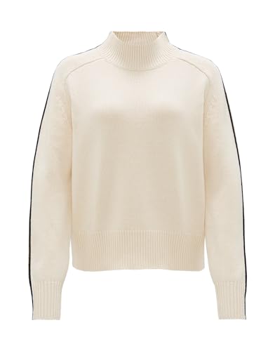 OPUS Damen Pullover | Strickpullover PIPINGA Regular aus 100% Baumwolle Soft Cream, 42 von OPUS