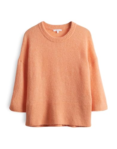OPUS Damen Pullover | Strickpullover PORIA Loose mit Mohair Pale orange, L von OPUS