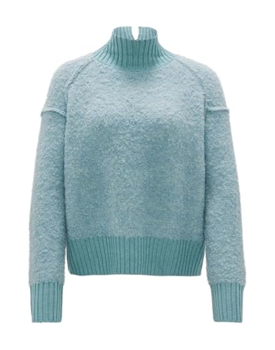 OPUS Damen Pullover | Strickpullover PUKLANA Loose mit Wolle Glacier Blue, 36 von OPUS
