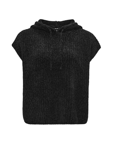 OPUS Damen Pullunder | Pullunder PIZZIN Regular aus weichem Chenille Black, 34 von OPUS