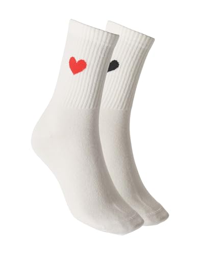 OPUS Damen Socke | Doppelpack-Socken YENNIS LOVE milk, 39-41 von OPUS