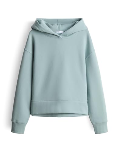 OPUS Damen Sweatshirt | GART Slit Loose Hoodie aus weicher Sweatware Glacier Blue, 36 von OPUS