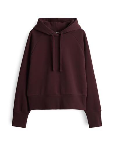 OPUS Damen Sweatshirt | GESIKA Loose Hoodie aus French Terry Sweatware Dark Grape, 42 von OPUS