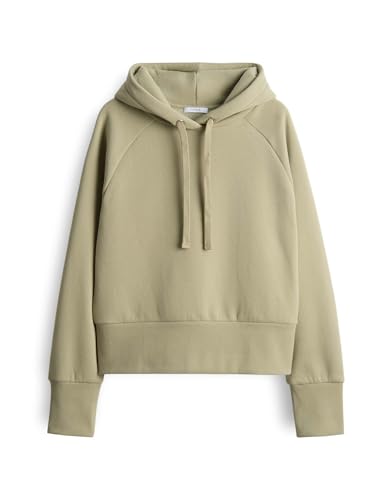 OPUS Damen Sweatshirt | GESIKA Loose Hoodie aus French Terry Sweatware Soft Matcha, 38 von OPUS