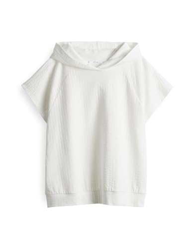 OPUS Damen Sweatshirt | Hoodie GAJUM Regular aus Soft Strukturiertem Sweat Milk, 40 von OPUS