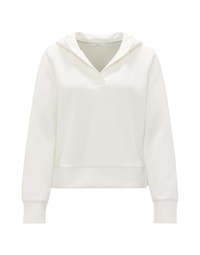 OPUS Damen Sweatshirt | Hoodie GERWA Regular aus weichem Modal Mix Milk, 38 von OPUS