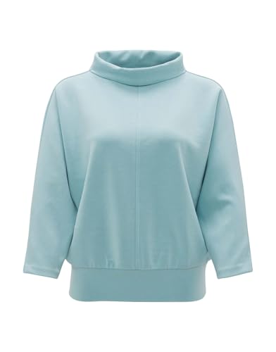 OPUS Damen Sweatshirt | Sweater GEPITA Regular aus softem Modal Mix Glacier Blue, 36 von OPUS