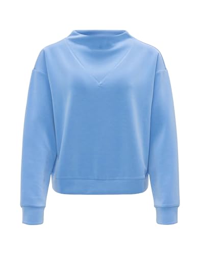 OPUS Damen Sweatshirt | Sweater GINSANU Regular aus weichem Modal Mix Blue Salt, 36 von OPUS
