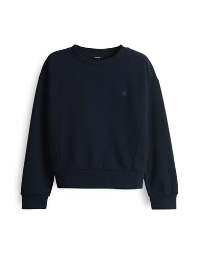 OPUS Damen Sweatshirt | Sweater GODIRA Regular aus weichem Baumwoll Mix Coal Blue, 40 OPUS Damen Sweatshirt | Sweater GODIRA Regular aus weichem Baumwoll Mix Coal Blue, 40 von OPUS