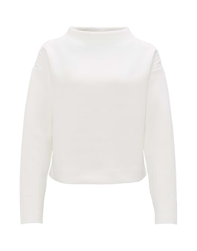 OPUS Damen Sweatshirt | Sweater GYNAMI Regular mit Struktur Milk, 38 von OPUS