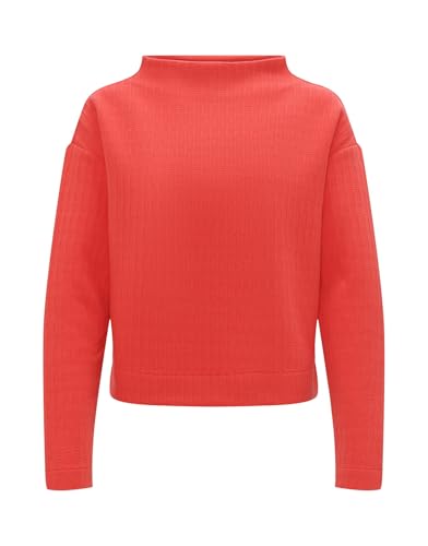 OPUS Damen Sweatshirt | Sweater GYNAMI Regular mit Struktur Sweet red, 36 von OPUS